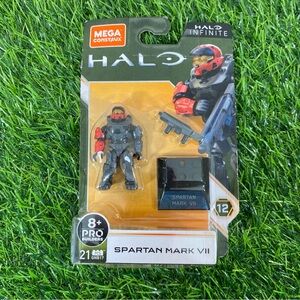 Mega Construx Halo Infinite Heroes Series Spartan Mark VII Black and Red